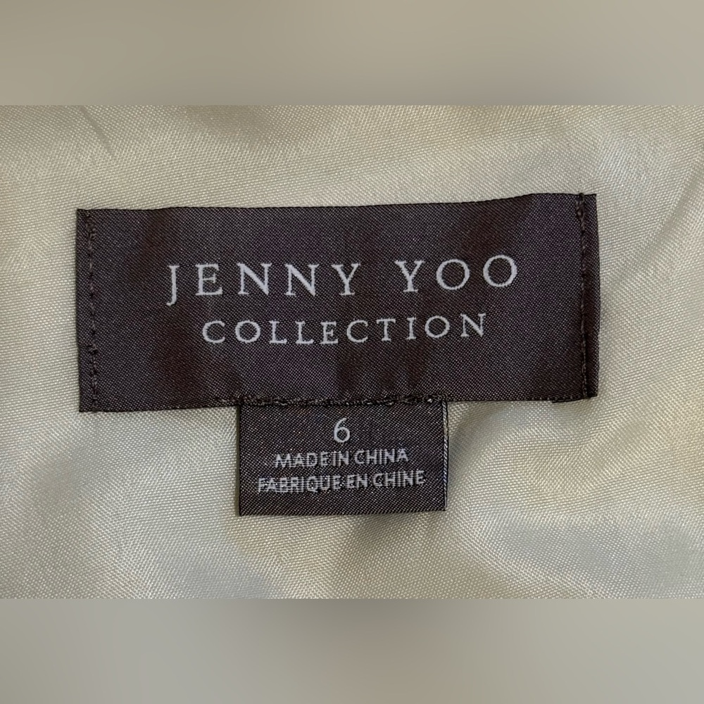 Jenny Yoo Floral Spaghetti Strap Dress - Picture 10 of 12
